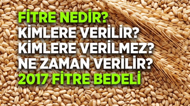 Fitre (Sadaka-i Fıtır) Nedir?